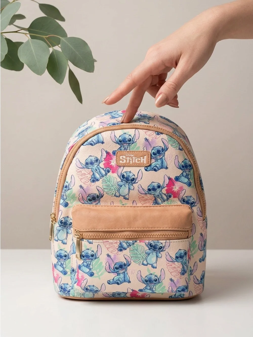 Disney Lilo & Stitch Floral Print Mini Backpack